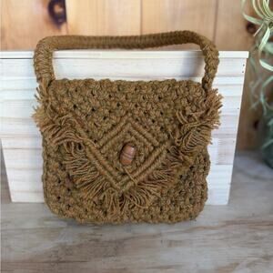 BOHO Fringe Woven Envelope Bag